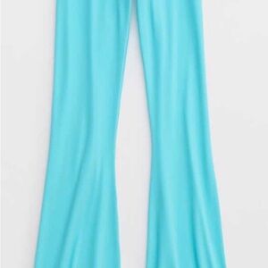 Aerie Blue Flared Leggings